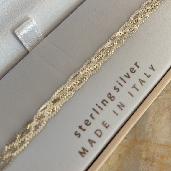 Mia Fiore Italy Sterling Silver Bracelet 7” New In Box - Picture 6 of 10